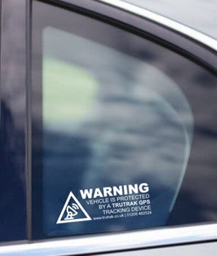 TruTrak GPS Tracker Security Window Stickers (Pack of 3)