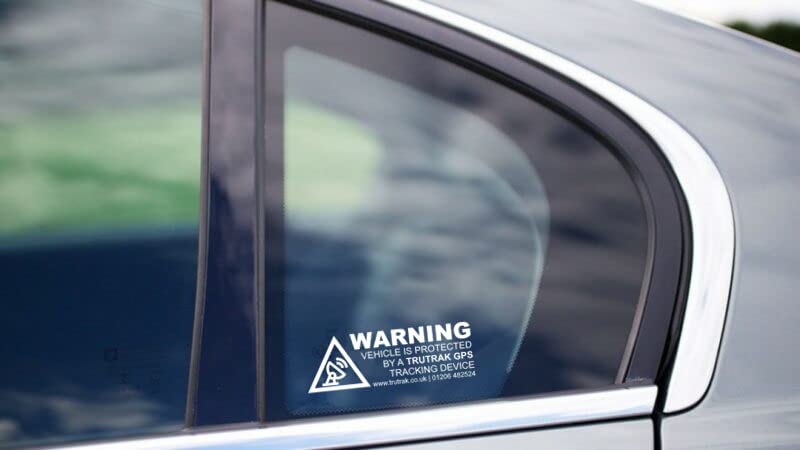 TruTrak GPS Tracker Security Window Stickers (Pack of 3)