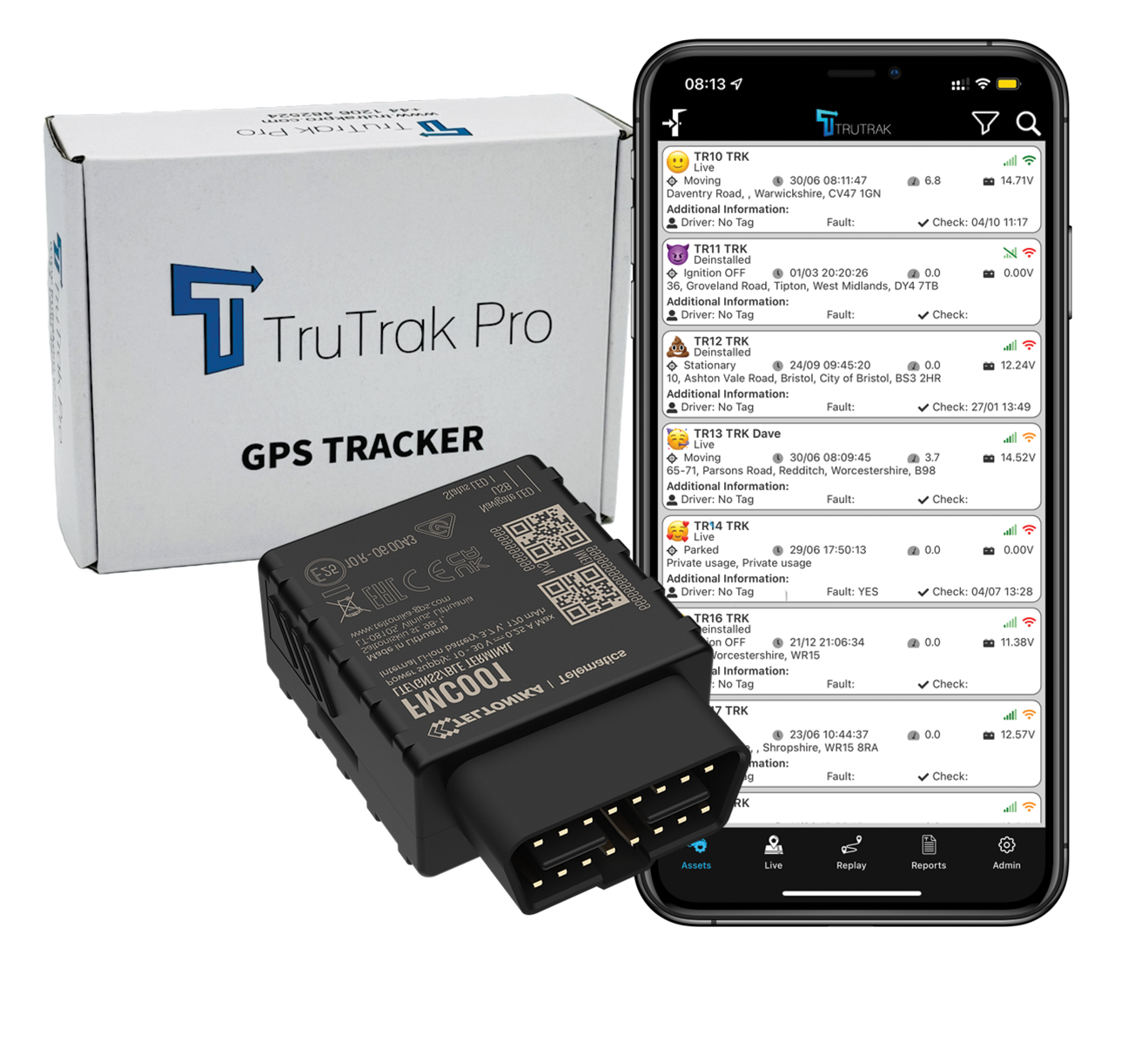 TruTrak Pro FMC001 4G GPS Tracker PAYG