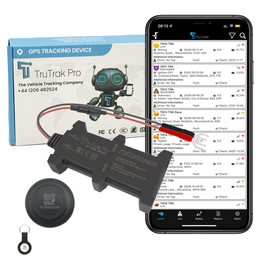 TruTrak Pro FMT400 4G GPS Tracker With BLE Tag PAYG