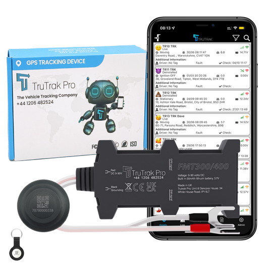 TruTrak Pro FMT400 4G GPS Tracker With BLE Tag PAYG