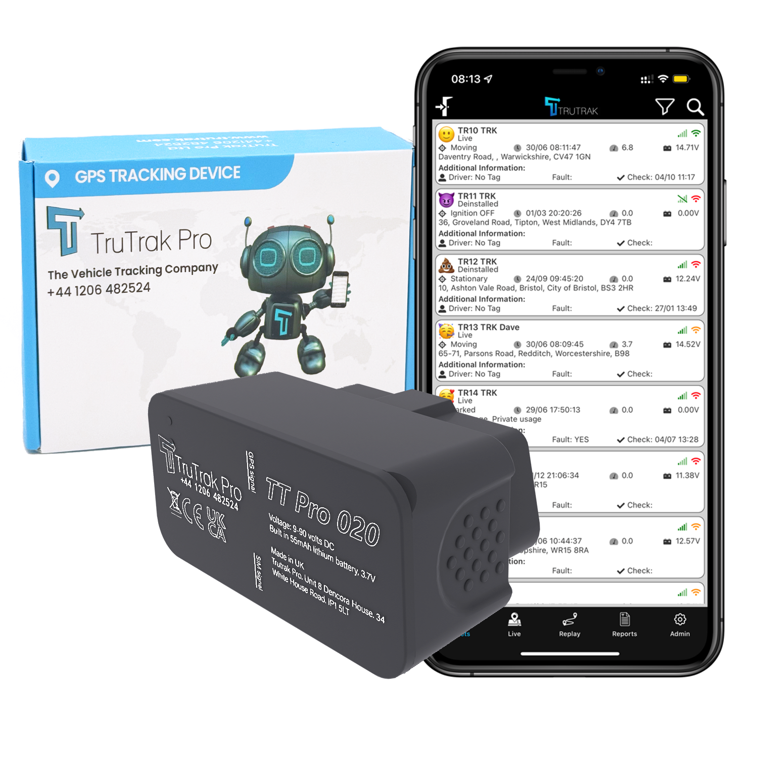 TruTrak Pro TT Pro 020 4G GPS Tracker PAYG