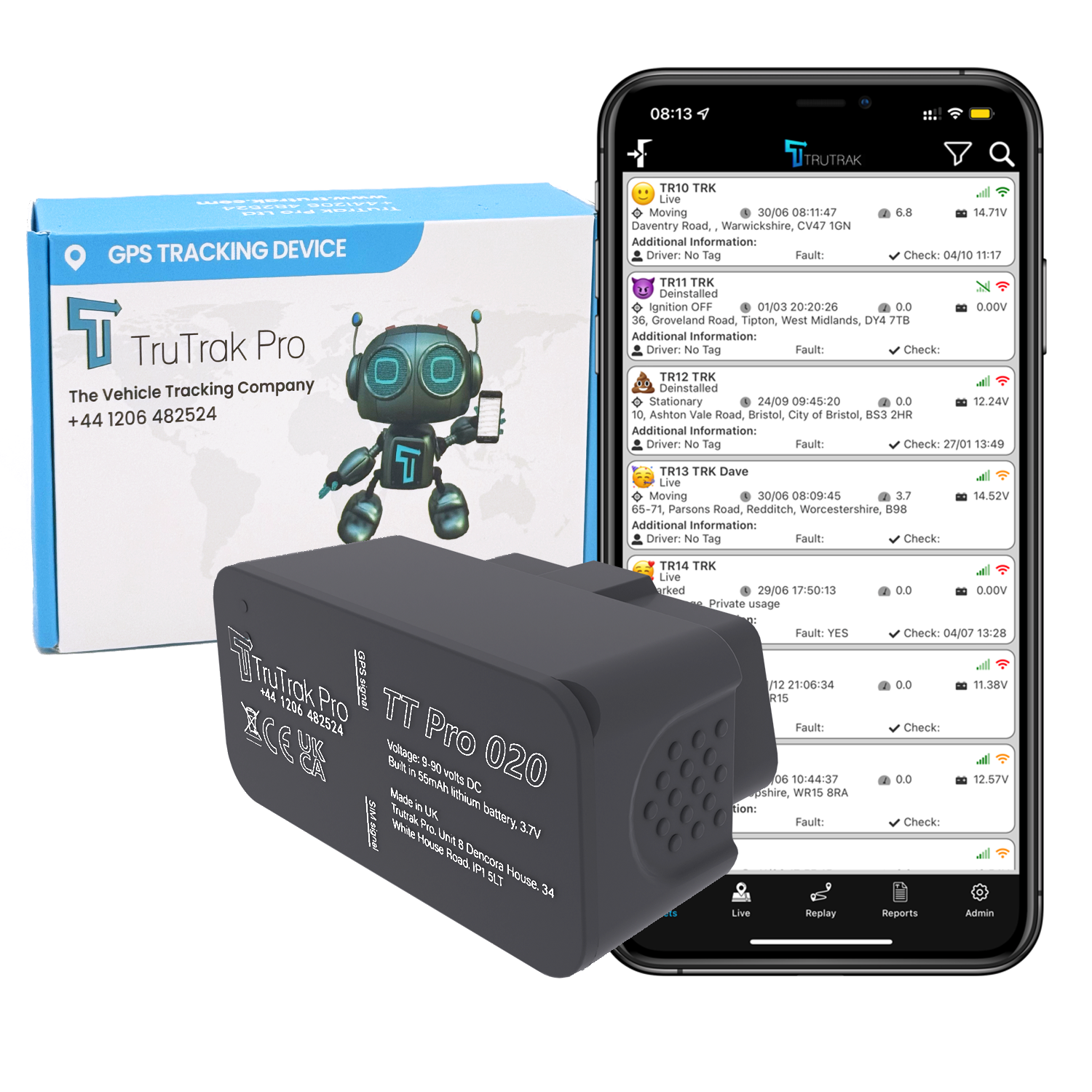 TruTrak Pro TT Pro 020 4G GPS Tracker PAYG