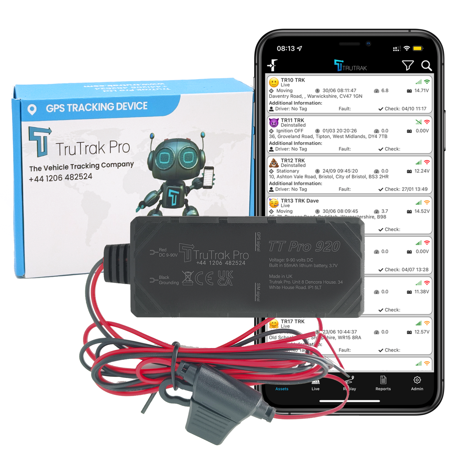 TruTrak Pro TT Pro 920 4G GPS Tracker PAYG