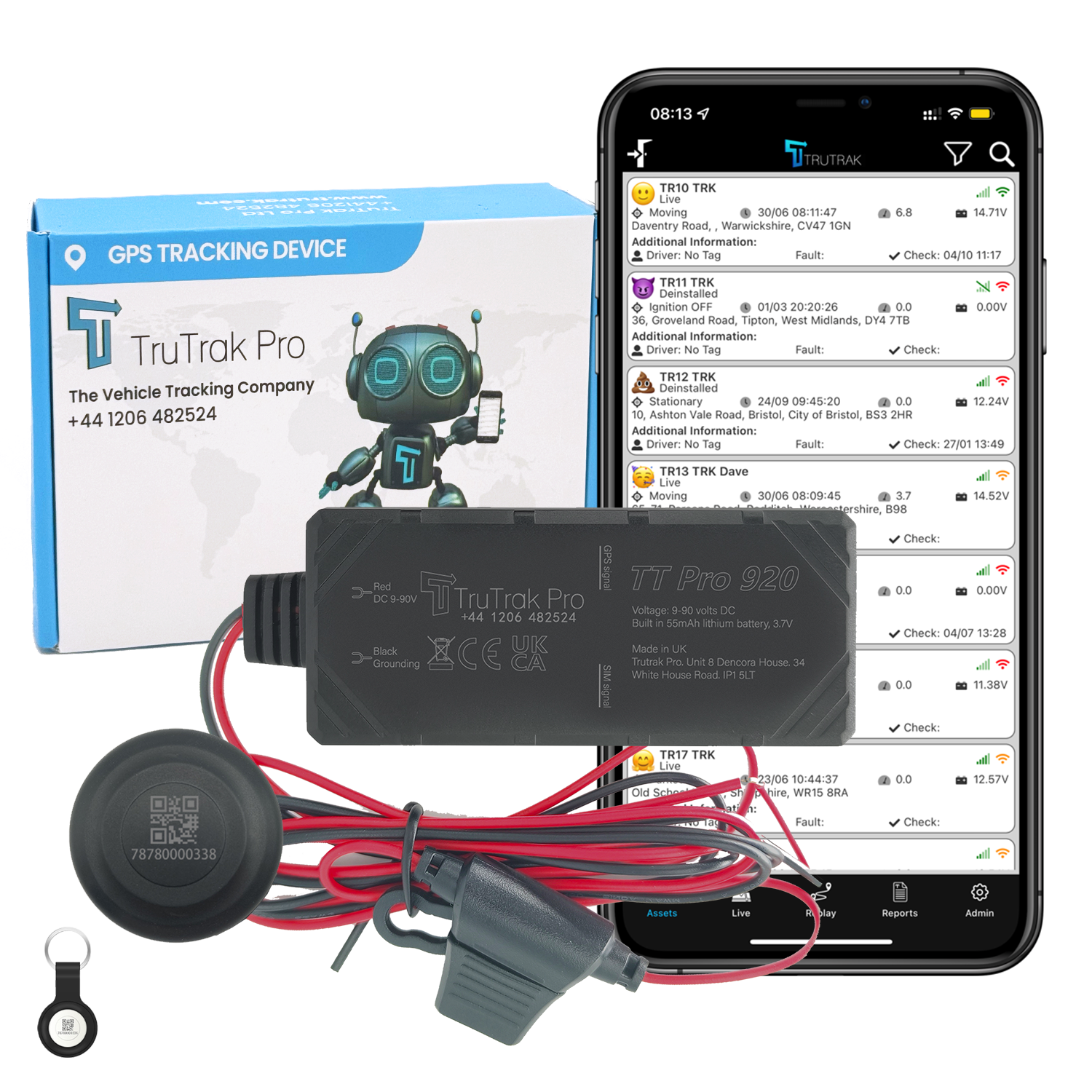 TruTrak Pro TT Pro 920 With Tag 4G GPS Tracker PAYG