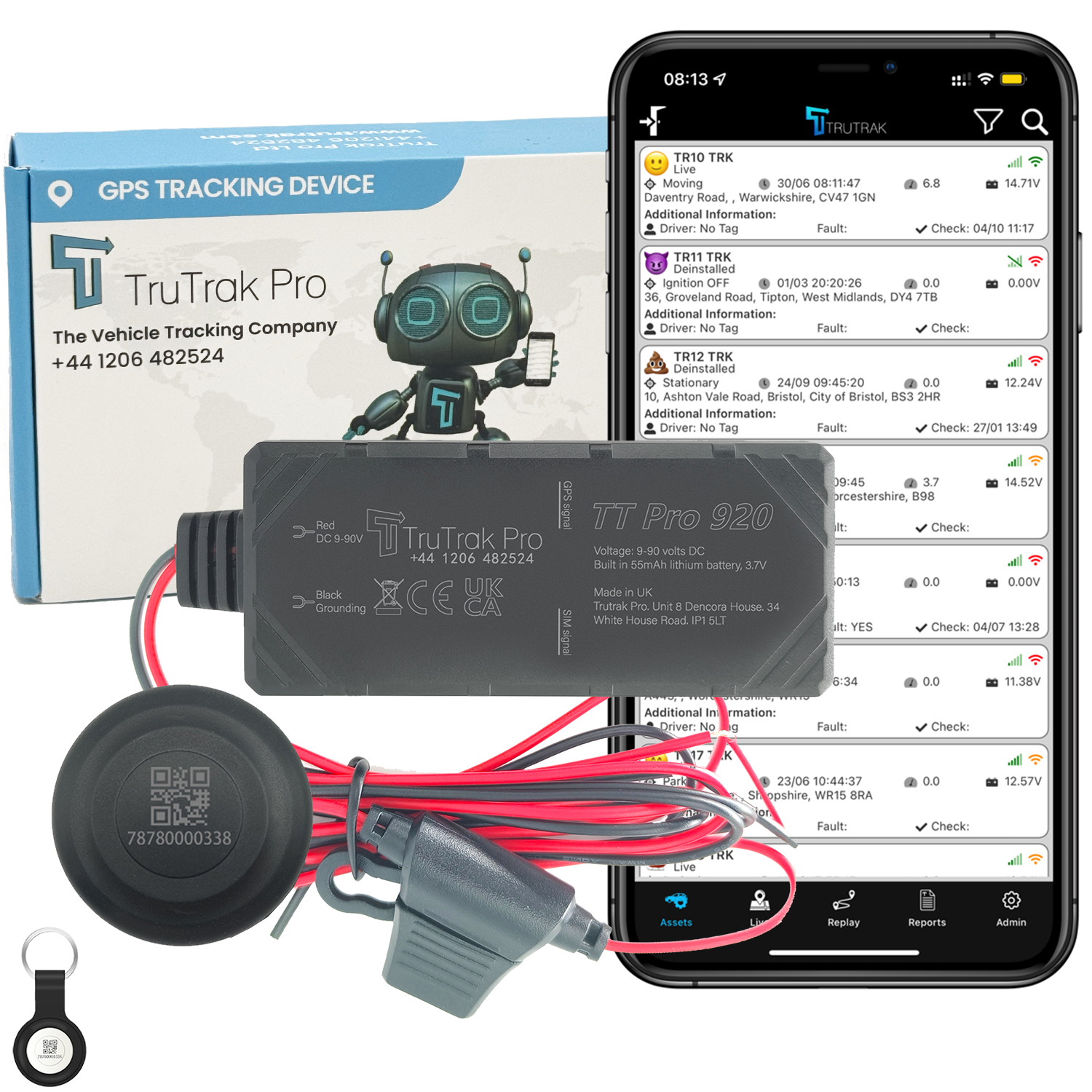 Localizzatore GPS magnetico TruTrak Pro GAT24 4G