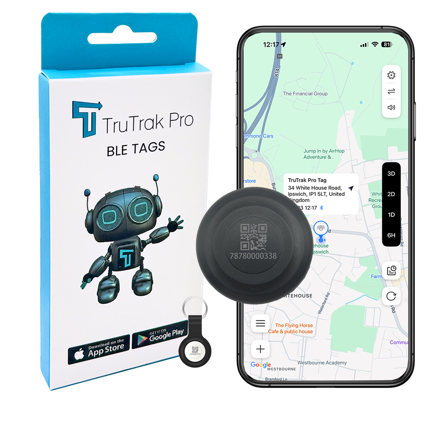 TruTrak Pro - BLE Tags for GPS Tracking Device
